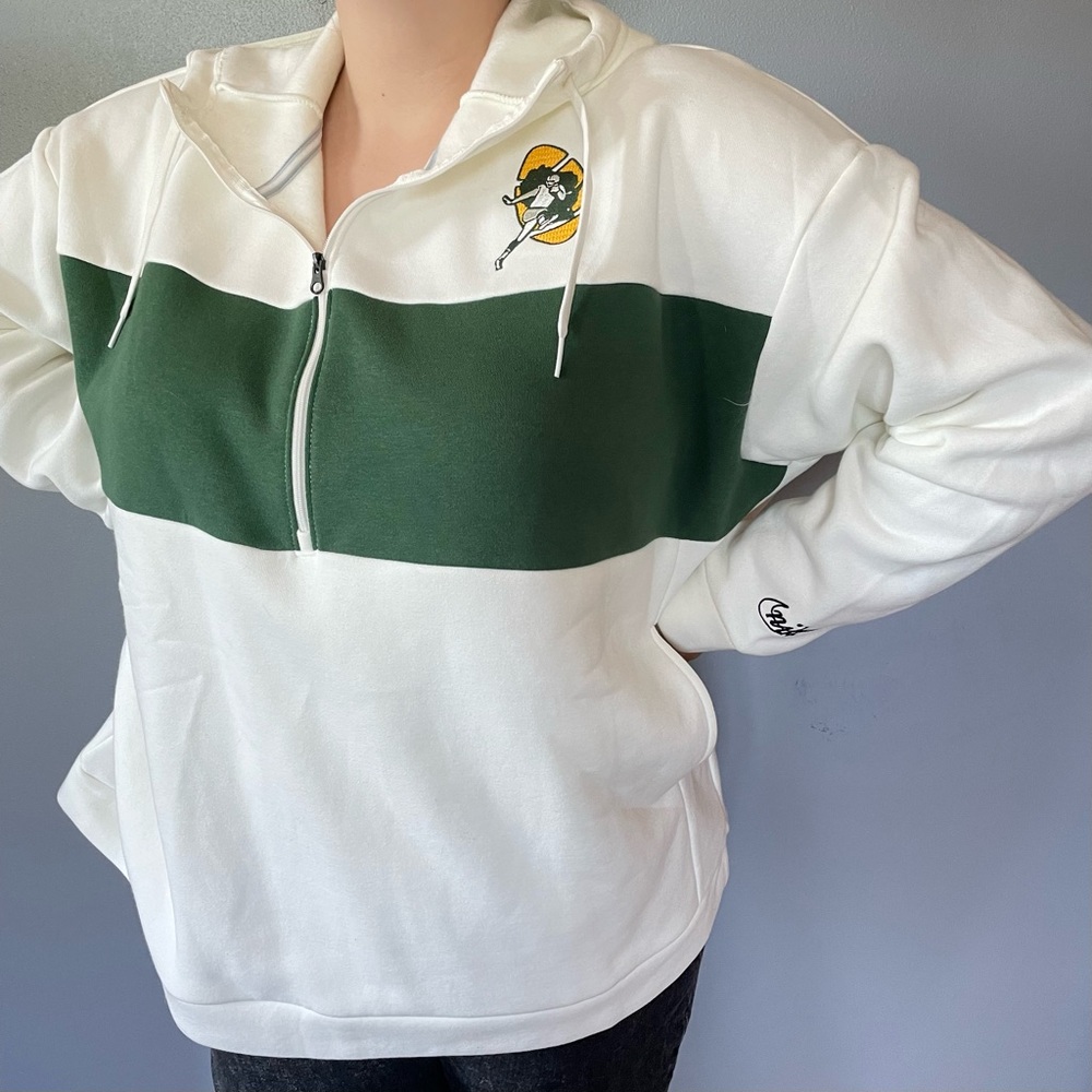 🏈NIKE NFL Green Bay Packers Half-Zip Hoodie🏈